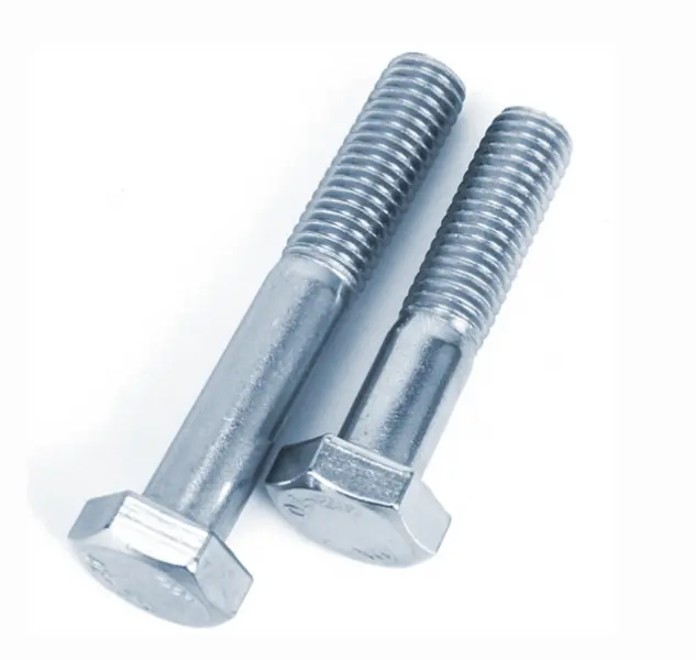 Como selecionar o parafuso sextavado de meia rosca DIN931 durável, parafuso de cabeça sextavada métrica banhado a zinco de grau 8,8 / 10,9 para conexão industrial?