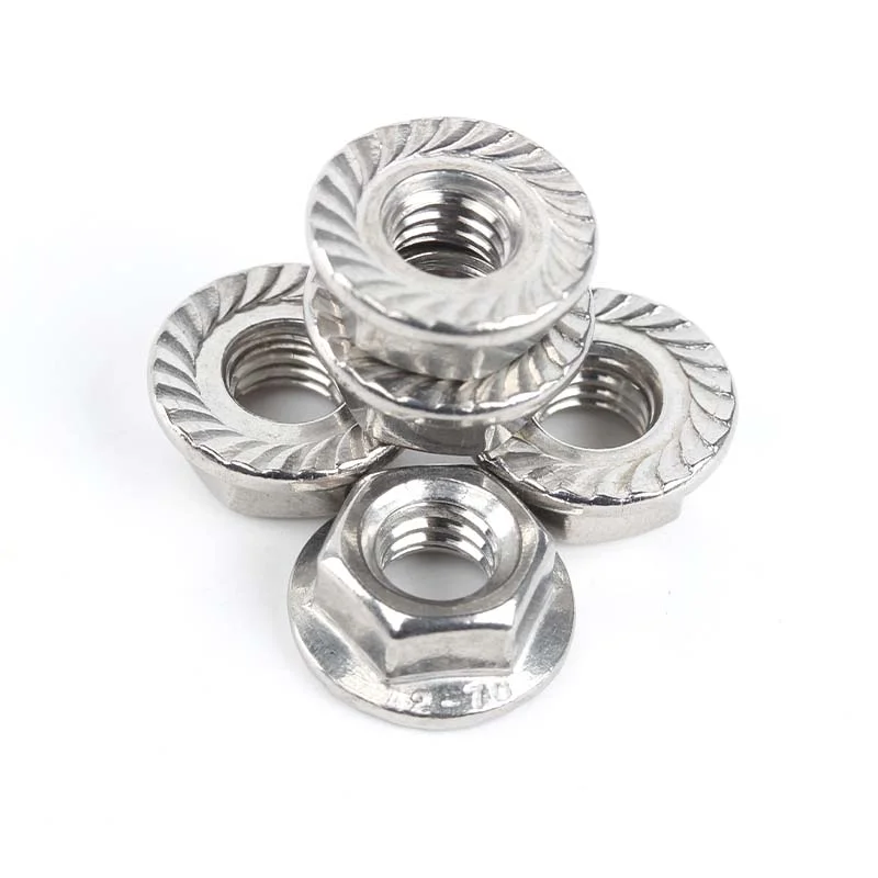Porcas de flange hexagonais DIN6923