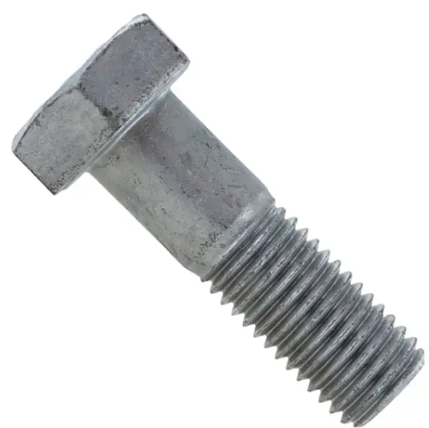 Parafusos hexagonais galvanizados de alta resistência