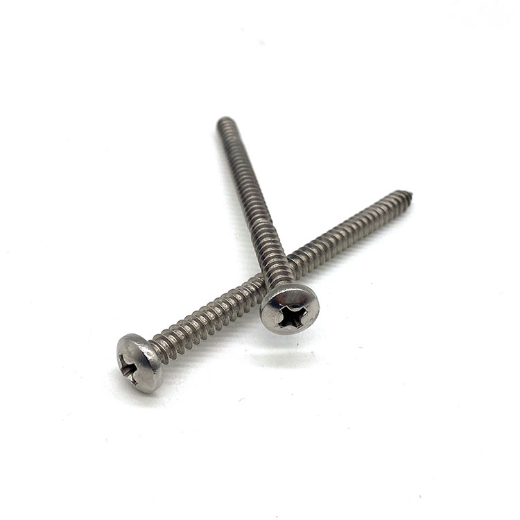 SS316 SS304 concreto de aço inoxidável das fixações abotoa Pan Head Wood Self Tapping Screw